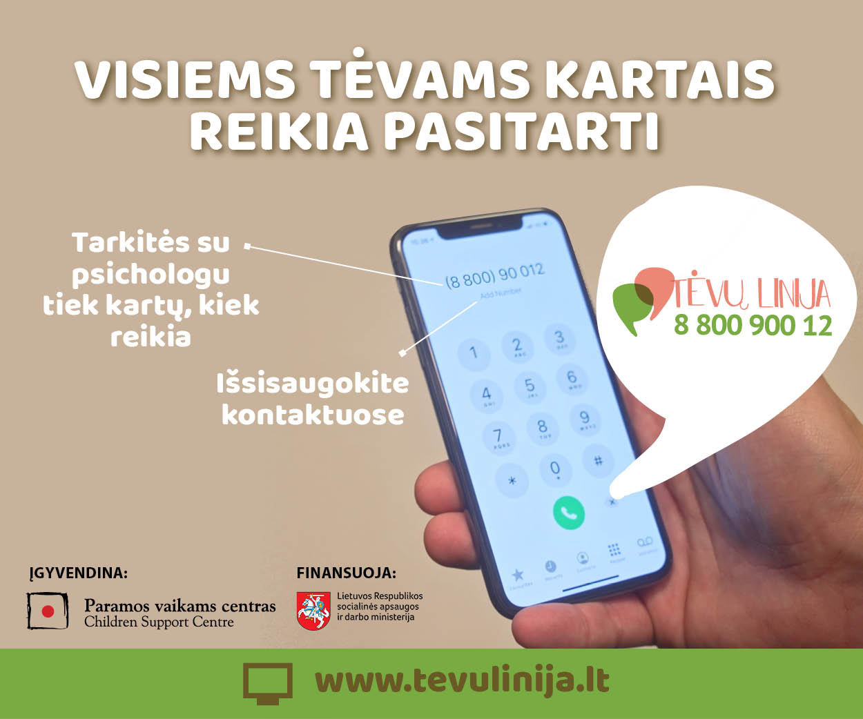 Visiems tėvams kartais reikia pasitarti1